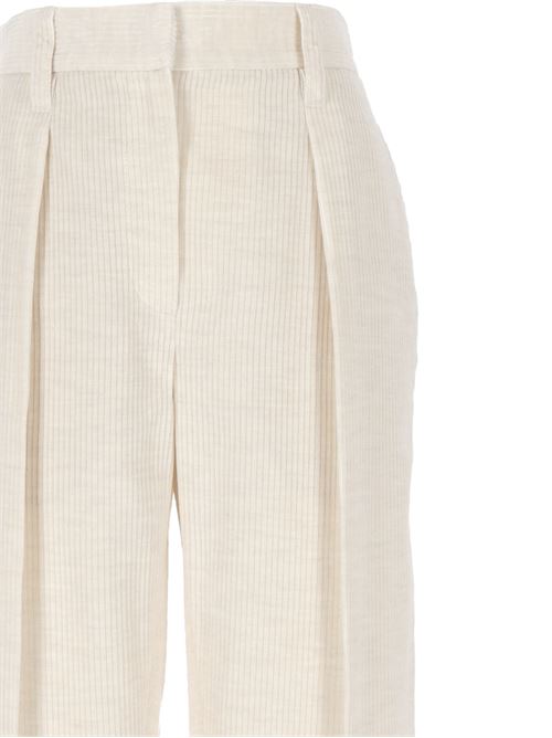 Beige corduroy pants BRUNELLO CUCINELLI | MP576P8562C058